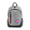 Chicago Cubs MLB Heather Grey Bold Color Backpack