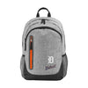 Detroit Tigers MLB Heather Grey Bold Color Backpack