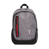 Texas Rangers MLB Heather Grey Bold Color Backpack