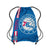 Philadelphia 76ers NBA Big Logo Drawstring Backpack