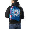 Philadelphia 76ers NBA Big Logo Drawstring Backpack