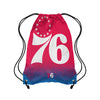 Philadelphia 76ers NBA Gradient Drawstring Backpack