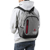 Chicago Bulls NBA Heather Grey Bold Color Backpack