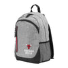 Chicago Bulls NBA Heather Grey Bold Color Backpack