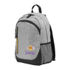 Los Angeles Lakers NBA Heather Grey Bold Color Backpack