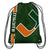 Miami Hurricanes NCAA Big Logo Drawstring Backpack