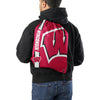 Wisconsin Badgers NCAA Big Logo Drawstring Backpack