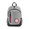 Alabama Crimson Tide NCAA Heather Grey Bold Color Backpack