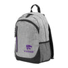 Kansas State Wildcats NCAA Heather Grey Bold Color Backpack