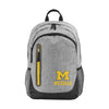 Michigan Wolverines NCAA Heather Grey Bold Color Backpack