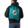 Miami Dolphins NFL Big Logo Camo Drawstring Backpack