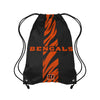 Cincinnati Bengals NFL Team Stripe Wordmark Drawstring Backpack