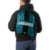 Jacksonville Jaguars NFL Team Stripe Wordmark Drawstring Backpack