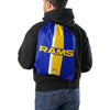 Los Angeles Rams NFL Team Stripe Wordmark Drawstring Backpack