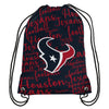 Houston Texans NFL Womens Script Drawstring Backpack