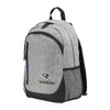 Baltimore Ravens NFL Heather Grey Bold Color Backpack