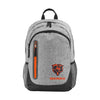 Chicago Bears NFL Heather Grey Bold Color Backpack