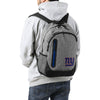 New York Giants NFL Heather Grey Bold Color Backpack