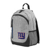 New York Giants NFL Heather Grey Bold Color Backpack