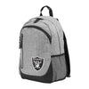 Las Vegas Raiders NFL Heather Grey Bold Color Backpack