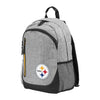 Pittsburgh Steelers NFL Heather Grey Bold Color Backpack