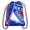 New York Rangers NHL Big Logo Drawstring Backpack