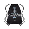 Colorado Avalanche NHL 2022 Stanley Cup Champions Logo Drawstring Backpack
