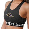 Baltimore Ravens NFL Womens Team Color Static Sports Bra