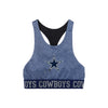Dallas Cowboys NFL Womens Team Color Static Sports Bra