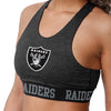 Las Vegas Raiders NFL Womens Team Color Static Sports Bra