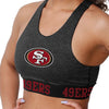 San Francisco 49ers NFL Womens Team Color Static Sports Bra