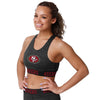 San Francisco 49ers NFL Womens Team Color Static Sports Bra