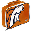 Denver Broncos NFL Big Logo Flat Lunch Bag