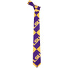 LSU Tigers NCAA Mens Repeat Logo Printed Tie