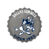 Dallas Cowboys NFL Retro Bottle Cap Wall Sign