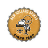 New Orleans Saints NFL Retro Bottle Cap Wall Sign