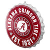 Alabama Crimson Tide NCAA Bottle Cap Wall Sign