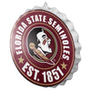 Florida State Seminoles NCAA Bottle Cap Wall Sign