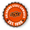 Oklahoma State Cowboys NCAA Bottle Cap Wall Sign