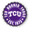 TCU Horned Frogs NCAA Bottle Cap Wall Sign