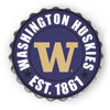 Washington Huskies NCAA Bottle Cap Wall Sign