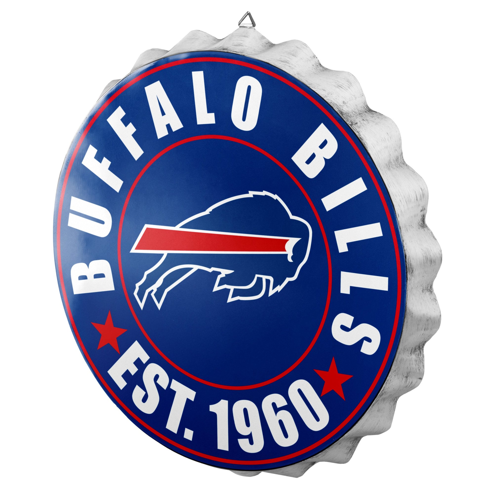 Buffalo Bills NFL Bottle Cap Wall Sign