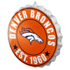 Denver Broncos NFL Bottle Cap Wall Sign
