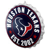 Houston Texans NFL Bottle Cap Wall Sign