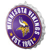 Minnesota Vikings NFL Bottle Cap Wall Sign