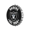 Las Vegas Raiders NFL Bottle Cap Wall Sign