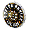 Boston Bruins NHL Bottle Cap Wall Sign