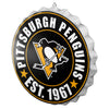 Pittsburgh Penguins NHL Bottle Cap Wall Sign