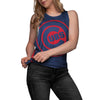 Chicago Cubs MLB Womens Side-Tie Sleeveless Top
