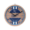 Kansas City Royals MLB Barrel Wall Clock